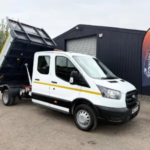 2021 ( 21 ) FORD TRANSIT 350 L3 DIESEL RWD 2.0 EcoBlue 130ps Double Cab Tipper - Image 3