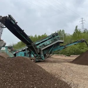 Soil Screener POWERSCREEN CHIEFTAIN 1400 Live Vibrating head 3 WAY TRACKED - Image 18