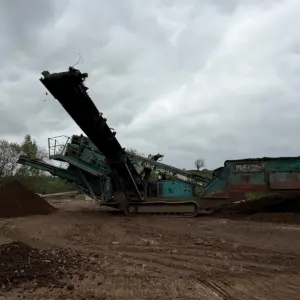 Soil Screener POWERSCREEN CHIEFTAIN 1400 Live Vibrating head 3 WAY TRACKED - Image 24