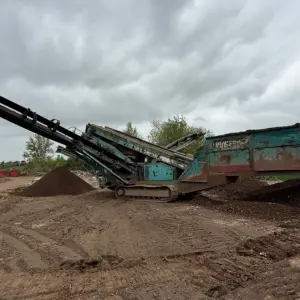Soil Screener POWERSCREEN CHIEFTAIN 1400 Live Vibrating head 3 WAY TRACKED - Image 25