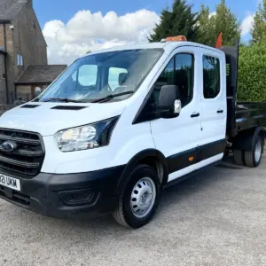 2021 ( 21 ) FORD TRANSIT 350 L3 DIESEL RWD 2.0 EcoBlue 130ps Double Cab Tipper - Image 18