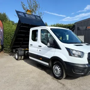 2021 ( 21 ) FORD TRANSIT 350 L3 DIESEL RWD 2.0 EcoBlue 130ps Double Cab Tipper - Image 4