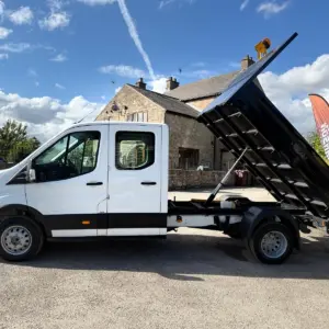 2021 ( 21 ) FORD TRANSIT 350 L3 DIESEL RWD 2.0 EcoBlue 130ps Double Cab Tipper - Image 6