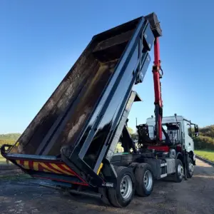 Mercedes-Benz Arocs Tipper Grab Lorry 2019 ( 69 ) Palfinger Epsilon Crane - Image 17
