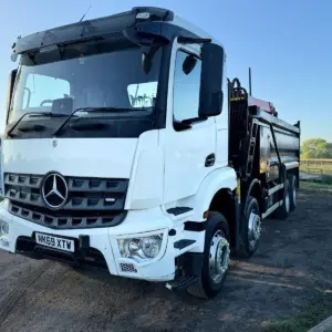 Mercedes-Benz Arocs Tipper Grab Lorry 2019 ( 69 ) Palfinger Epsilon Crane - Image 7