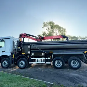 Mercedes-Benz Arocs Tipper Grab Lorry 2019 ( 69 ) Palfinger Epsilon Crane - Image 10