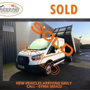 FORD TRANSIT 350 L3 DIESEL RWD 2.0 EcoBlue 130ps Double Cab Tipper 2020 - Image 1