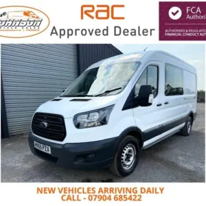 2019 69 FORD TRANSIT 350 WELFARE UNIT WELFARE VAN L3 2.0 EcoBlue H2 Trend Van - Image 3