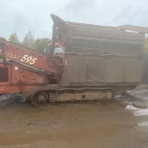 Terex Finley 595 box soil screener mobile scalping screen crusher - Image 3